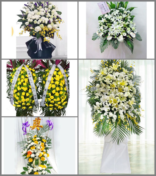 福建龙岩连城县罗坊乡上罗村白事花篮预定